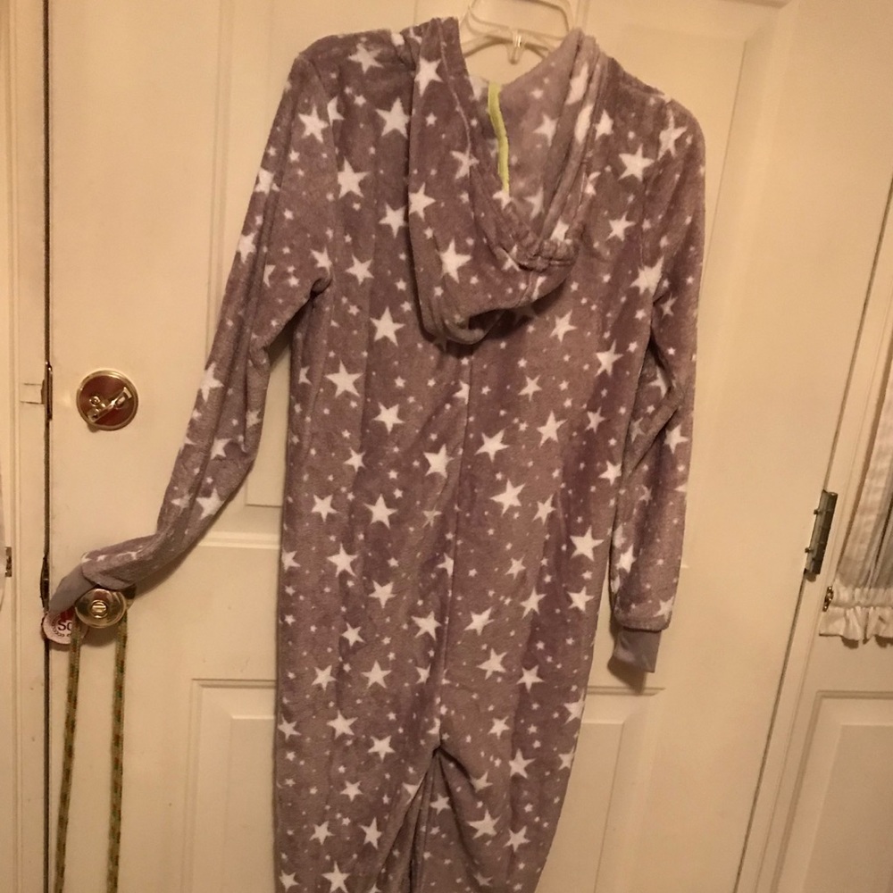 Women’s hoodie onesie pajamas.  NWT Size S